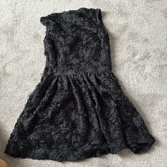 Von Vonni Patterned Floral black mini dresss Sz Medium - Picture 11 of 17